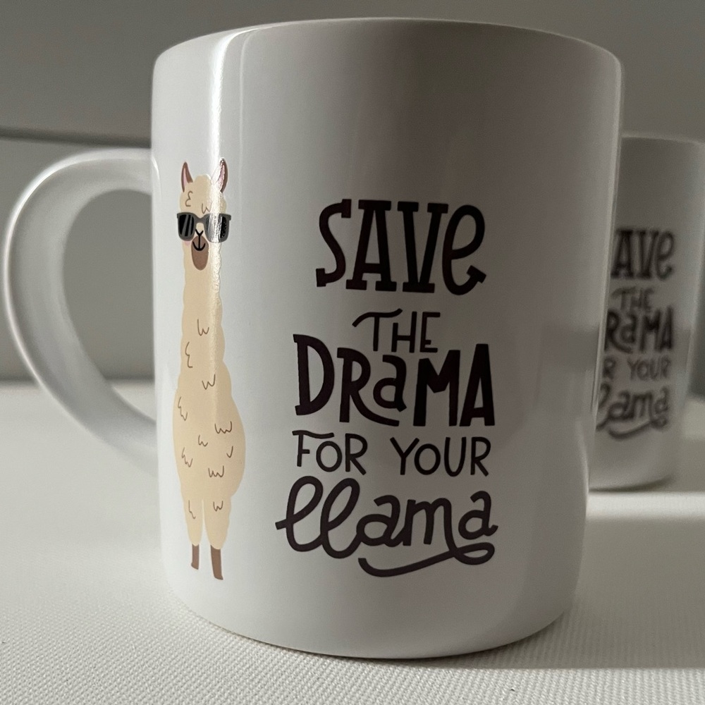 Manna Llama 14oz Coffee Cup NEW